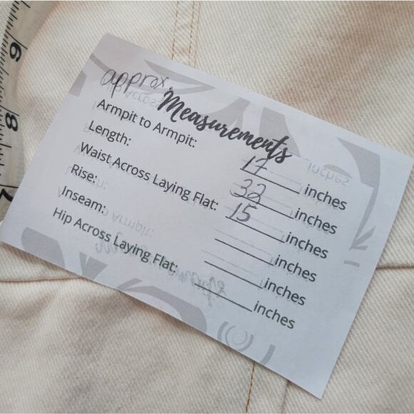 Altar'd State Carson Cotton Jean Romper Size Large Light Pink - Picture 5 of 9